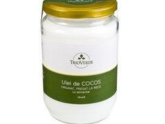 Ulei de cocos organic virgin 720ml Trio Verde